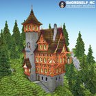 Orange medieval house