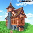 Orange mansion by the hill 