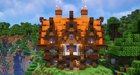 Built This Orange Fantasy Cottage!