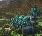 A fantasy style house I designed for my survival world