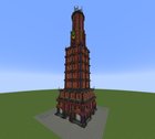 My try at a Cyberpunk Skyscraper, any advice?
