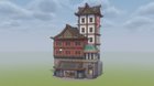 Oriental cyberpunk restaurant I built!