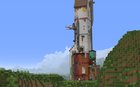 Old farm building converted to a spaceship docking station. Built to cover my concrete farm on Project Nodenium.