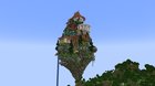 Village on a floating island