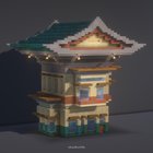A Japanese-inspired house I made.