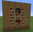 You can make a book on a table now with the new leather armor trims!