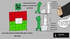 how to survive the creeper only one block 