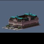 I’m using these 2 images to help make my mega base, of course my base is going to be larger, on the bottom floor I have a gradient of cobble and andesite, on the third it’s white wool and concrete, what gradient do I do on the 2nd floor
