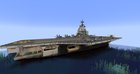 Built The USS Forrestal Right Next To My Server's Shopping District 