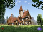 A house I recently built. Would love some feedback! (Inspired by BdoubleO's Season 3 ep.1 house)