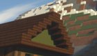 Can anyone tell how this roof was made? It’s a screenshot from an old server and my friends and I cannot figure out how we built it.