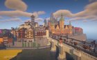 View of the medieval old town of my 1908-based city-project Manders