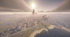 Half-Life 2 in Minecraft With Distant Horizons mod