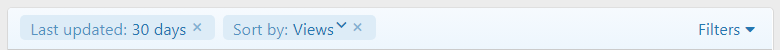 Filter bar toggle up/down arrow in XenForo 2.2 (on PC)