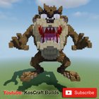 Taz the Tasmanian devil statue is finally finished Enjoy!