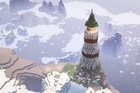 Built a lighthouse at world spawn in celebration of my first 100 subscribers on YouTube
