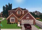 The 2015 Poltergeist remake house in Minecraft