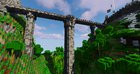 Made a Deepslate/Stone-Bridge to connect our 2 Mountains on my Server