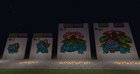 Decided to do the entire Bulbasaur Line in Pixelart