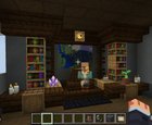 Built a lighthouse and let a villager move in. His name is Todd, and he's a cartographer.