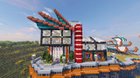 Built a cyberpunk/futuristic conservatory.