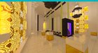 Our biggest project yet, 2 months designing/ farming/ building, 321 block diameter including garden, 175 blocks large palace Made of quartz, gold blocks, glowstone and blackstone; inside there is a 64 portal gold farm. Rotten flesh is send behind to the mausoleum trading hall. All built in mobile.