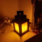 I 3d-printed myself a minecraft-lantern as a new lamp for my bedside table.