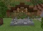 Update to my post about the two water elevator holes. I made a well.