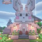 Bunny house with dog shelter