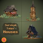 Survival Taiga Houses