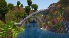 A bridge I built on modded smp server I play on with friends