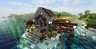 Found old screenshots of a fishing cabin i built on a friend’s server.