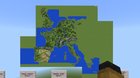 (HANDMADE, BEDROCK) Earth in Minecraft! I’m just looking at Google Earth for the country shapes, and I’m using topographic maps to build the terrain. Currently, I’m working on the Balkans.