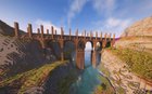 Just finished the rough build of my castle bridge. Advice? Feels like something’s off. Don’t know what I’m gonna do for the roof either.