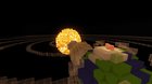 made a solar system and put a pig on the earth for some reason and now it looks like a super pig/inspirational poster
