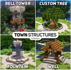 Here are some Town Structure designs I created! (tutorial for all 8 - vid link in comments!)