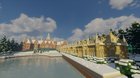 Update of mine minecraft winter manor gardens and changed design of the roof, what do you think so far? 