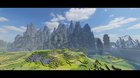 Built terrain in minecraft