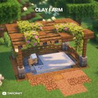 Here's an aesthetic farm that converts dirt to clay!