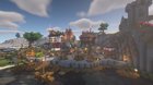 My villager trading area/fishing village