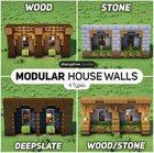 Here are some modular house walls I created! Use these to create a house as big or small as you want :)