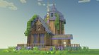 A house I made for my survival world (built in creative for testing)