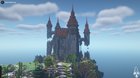 Built this ruined Castle to hide the hideous Iron farm. Epic View from my House!