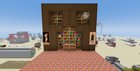 How to make this library entrance more Creeper-y? I think the logs have to go...