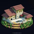 I made a simple, Greco-Roman House