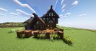 my survival house on a server with friends!