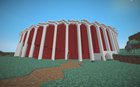 Entirely survival, took a week. The Forum Inglewood to scale ~ !! 115m diameter, 19m in height.
