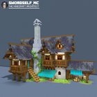 Dark oak house