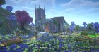 [Modded] Comparison between my starter base on my server and the real church I based it on! (Aldwincle All Saints) 