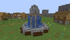 A Fountain I made. Also I like how I have the top area designed, but if I keep the top slab the moon light sensor will still be active. So what do I do?
